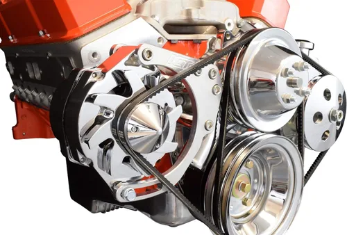 Vista 7 de SBC LWP 551672X Juego de soporte de alternador para Chevy pequeño