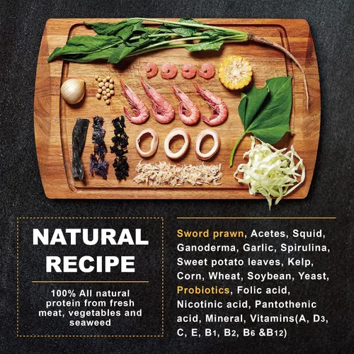 Vista 4 de Ultra Fresh Paquete de alimentos para pescado para alimentador de fondo, Pleco, Corydoras, bagre, verduras y pastel de camarones tropicales