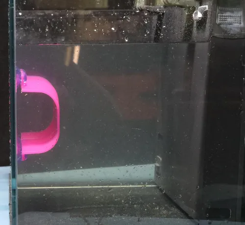 Vista 5 de ONTEN Acuario Betta Túnel, Ejercicio y Relajación para Sus Peces (Rojo)