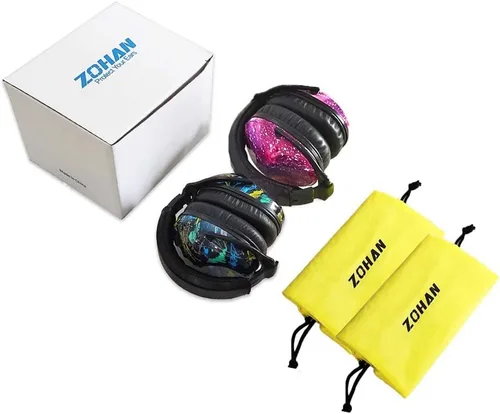 Vista 5 de ZOHAN Paquete de 3 protectores auditivos para niños (nebulosa, nebulosa y rap)