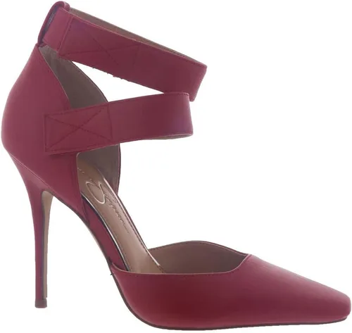 Vista 4 de Jessica Simpson Zapatos de tacón alto Cassiya con doble correa y punta puntiaguda para mujer