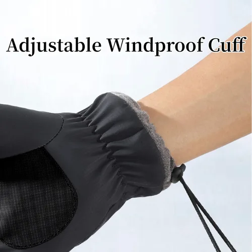 Vista 7 de ihuan Guantes de invierno 2023, impermeables, resistentes al viento, para hombres y mujeres, guantes cálidos para clima frío, dedos de pantalla