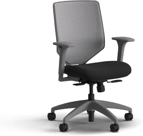 Vista 18 de HON Solve - Silla de oficina ergonómica, soporte de malla con respaldo de malla, soporte lumbar ajustable, brazos ajustables en altura, marco