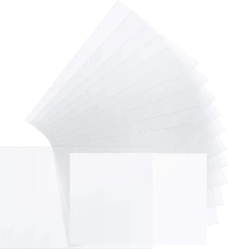 Vista 9 de Boao 100 protectores de tarjetas de recetas de 4 x 6 pulgadas, fundas para tarjetas de recetas, protectores de plástico para libros de cocina