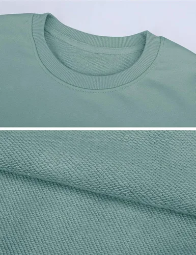 Vista 5 de Beaully Women's Oversized Crewneck Long Sleeve Sweatshirts Casual Solid Pullover Sweatshirt Tops Shirts