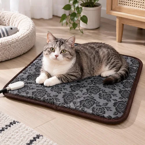 Vista 5 de Electric Dog Heating Blanket, Heating Pad for Cat, Pet with Anti-Bite Tube