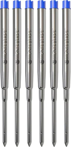Vista 10 de Monteverde Recambio de bolígrafo de gel sin tapa para adaptarse a bolígrafos Sheaffer, punta fina, negro, 2 por paquete (S422BK)