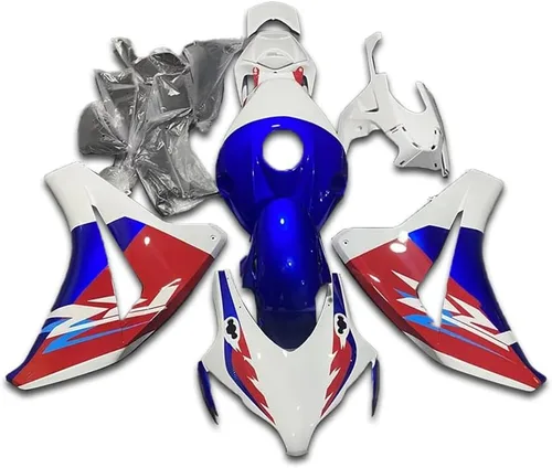 Vista 66 de US STOCK - Carenado blanco rojo naranja apto para Honda 2008-2011 CBR1000RR 006 Blanco Rojo Naranja