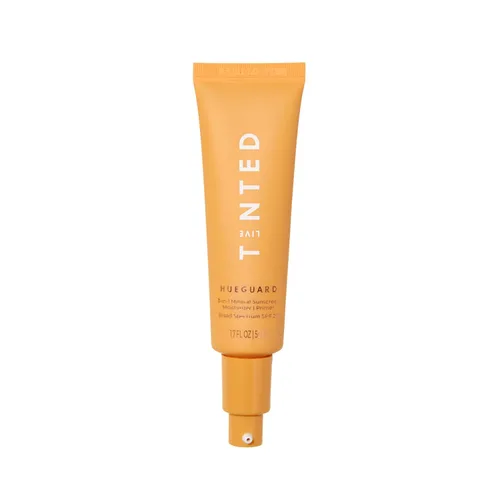 Vista 10 de Live Tinted Hueguard® Mini 3-en-1 Crema solar mineral, hidratante y base de maquillaje para cara y cuerpo - Hidrata y protege la piel durante todo