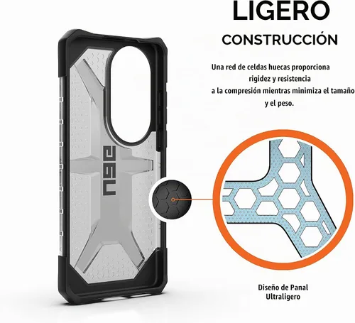 Vista 5 de URBAN ARMOR GEAR UAG - Funda protectora para Huawei P50 Pro (pantalla de 6.3 pulgadas), resistente y translúcida de plasma, ultradelgada, a prueba