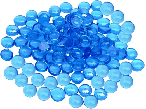 Vista 11 de Cuentas de vidrio transparente de 2 libras para jarrones, guijarros de vidrio, canicas de vidrio plano transparente para relleno de jarrones, velas