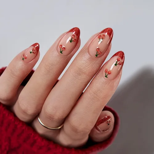 Vista 14 de BTArtbox Uñas Postizas Blancas Cortas a Presión - Uñas Postizas de Gel Suave en Forma de Almendra, Uñas Blancas con Pegamento para Uñas, Uñas