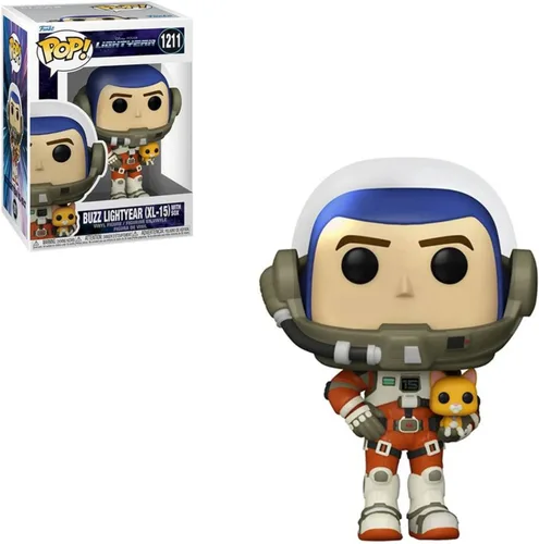 Vista 7 de POP Disney Pixar: Lightyear – Buzz Lightyear (XL-15) con figura de vinilo Sox Funko (paquete con funda protectora de caja compatible), multicolor