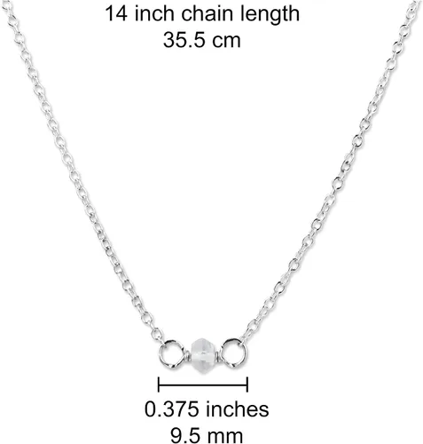 Vista 140 de Gargantilla de piedra natal – Regalo de cumpleaños, regalo para niña, mujer, amiga, hija, esposa, mamá, ella, joyas de piedras preciosas para uso