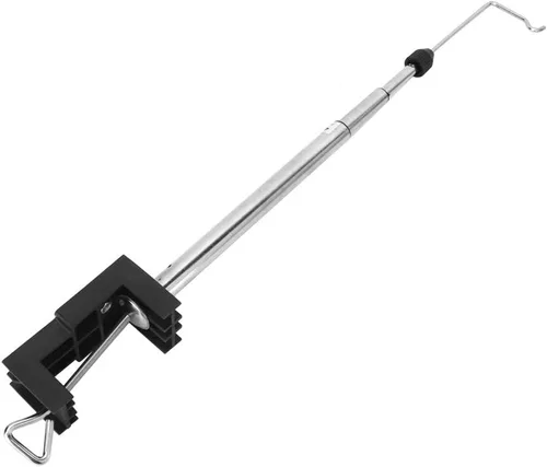 Vista 5 de Soporte telescópico para herramientas rotatorias para amoladora de taladro de eje flexible Adjustable height, sturdy steel. Keeps your grinder or