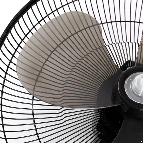 Vista 6 de 16 inch Plastic Fan Blade with Nut Cover for Household Fans Black 16 Inch Plastic Fan Blade 3 Leaves Fan Blade Replacement for Household