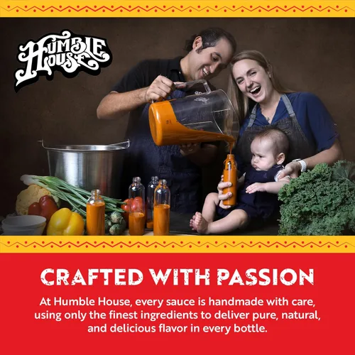 Vista 6 de Humble House - Salsa picante de chiles Ancho & Morita, baja en calorías y sodio, condimentos veganos para alitas de pollo, filetes, tacos