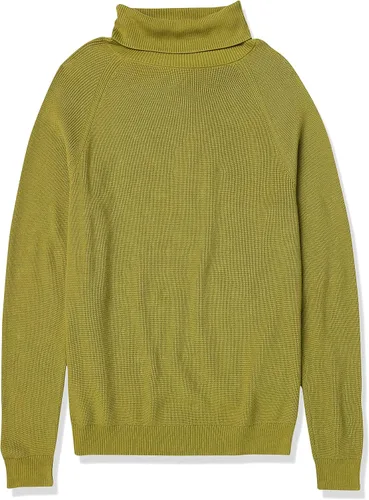 Vista 5 de Tienda Essentials Suéter de cuello alto de punto acanalado 100% algodón para hombre