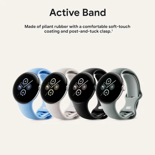 Vista 3 de Google Pixel Watch Active Band - Bay - Pequeño, Azul