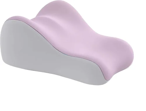Vista 10 de Sweet Couples Pillow - Almohada de apoyo de posición profunda para parejas, cojín de apoyo de espuma viscoelástica para sentarse para leer e Azul