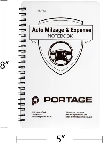 Vista 13 de Cuaderno de millas y gastos automáticos – Registro de kilometraje del vehículo, libro de registro de millas para rastrear más de 400 viajes