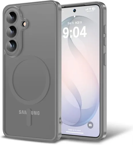 Vista 60 de Funda para iPhone 11 con protector de pantalla, compatible con MagSafe, ultra delgada, translúcida, mate, a prueba de golpes, color negro