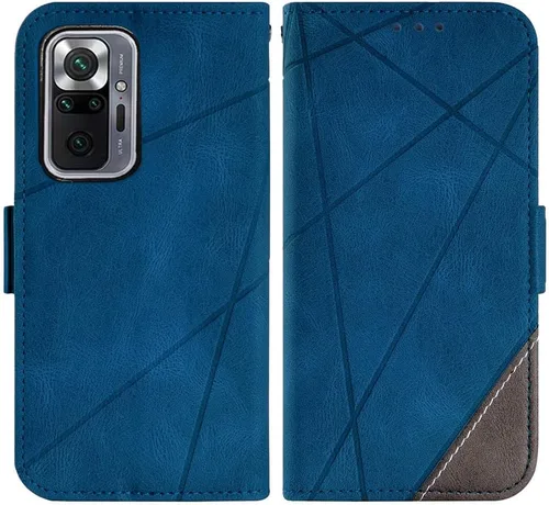 Vista 6 de Asuwish Compatible con Xiaomi Redmi Note 10 Pro Wallet Case y protector de pantalla de vidrio templado, soporte de cuero con tapa para tarjetero