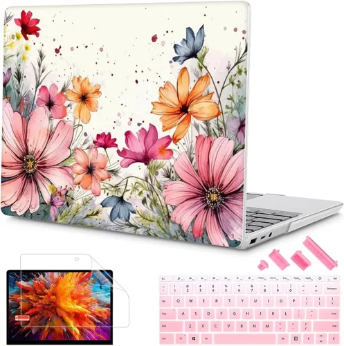 Vista 16 de Mektron Funda para laptop Microsoft Surface GO 3 de 12.4 pulgadas, compatible con Go 2/1, versión 2022-2020, modelo 1943/2013, carcasa rígida