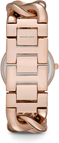 Vista 3 de Michael Kors Lady Nini - Reloj de cadena para mujer movimiento de cuarzo de 3 manos con bisel de cristal