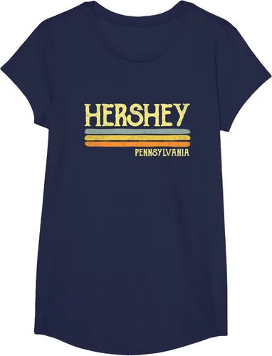 Vista 28 de Camiseta vintage de regalo de recuerdo de Hershey Pennsylvania PA, Negro, S