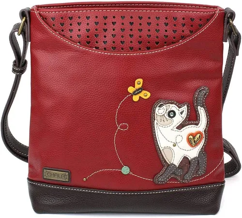 Vista 28 de CHALA Sweet Messenger - Bolso de hombro de tamaño medio con correa ajustable Ajolote - Turquesa
