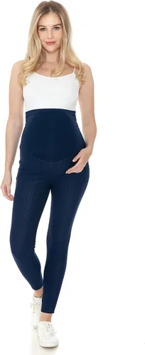 Vista 6 de Leggings Depot Jeans de maternidad para mujer con bolsillos, cómodos, elásticos, pantalones de mezclilla para embarazo