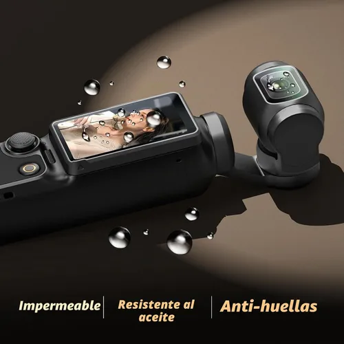 Vista 4 de AMAZEAR Protector de pantalla de lente para DJI Osmo Pocket 4/3/Xtra Muse (paquete de 6), Pocket4 Accesorios Protector de pantalla de vidrio