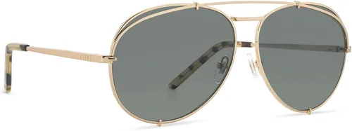 Vista 3 de DIFF Eyewear - Koko - Gafas de sol aviador de diseño para mujer - 100% UVAUVB