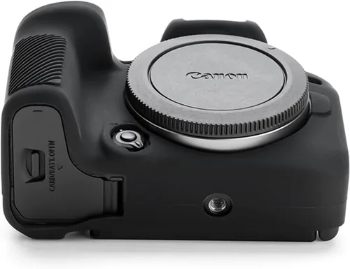 Vista 4 de Rieibi EOS R10 - Funda de silicona para cámara digital Canon eos R10 - Funda protectora de silicona para Canon R10 - Negro