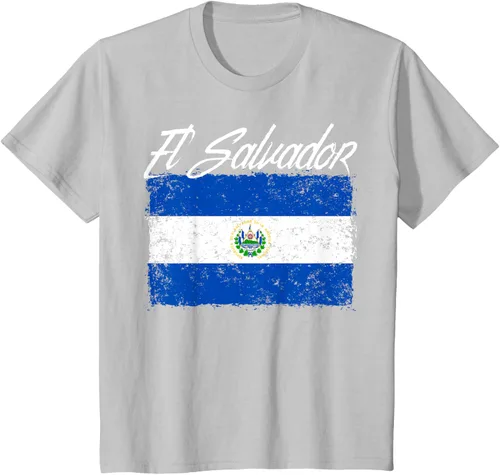 Vista 29 de Camiseta Salvadoreña Bandera El Salvador
