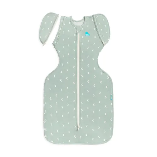 Vista 7 de Love to Dream Swaddle Up 2-in-1 Transition Bag 1.0 TOG, 8-13 lbs, Olive Big Sky Charcoal
