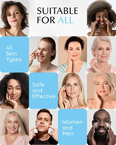 Vista 5 de EnaSkin Crema de retinol para arrugas: Crema de colágeno para la cara y el cuello para tensar la piel, hidratante facial antienvejecimiento día