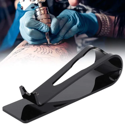 Vista 3 de Yctze - Soporte para bolígrafo de tatuaje, soporte de acrílico para bolígrafo de tatuaje con ranuras en forma de U, soporte para bolígrafo