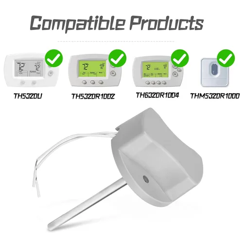 Vista 5 de Nuevo Sensor de temperatura del aire de descarga C7735A1000 CECOMINOD032202, Controladores de termostato compatibles con el controlador Honeywell