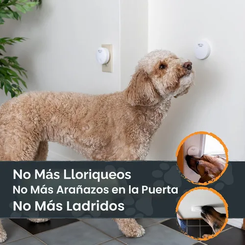 Vista 3 de Mighty Paw Smart Dog Bell 2.0 Timbre inalámbrico para puerta de perro para entrenamiento de orinal - Campana de entrenamiento para cachorros