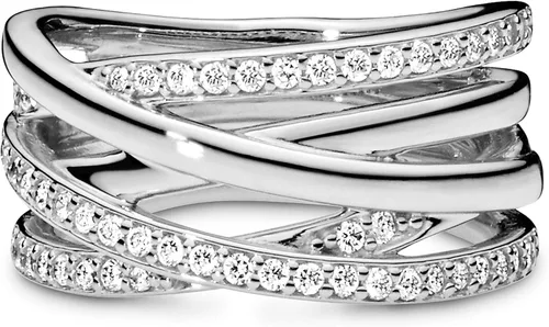 Vista 7 de PANDORA Jewelry Entwined Cubic Zirconia Ring