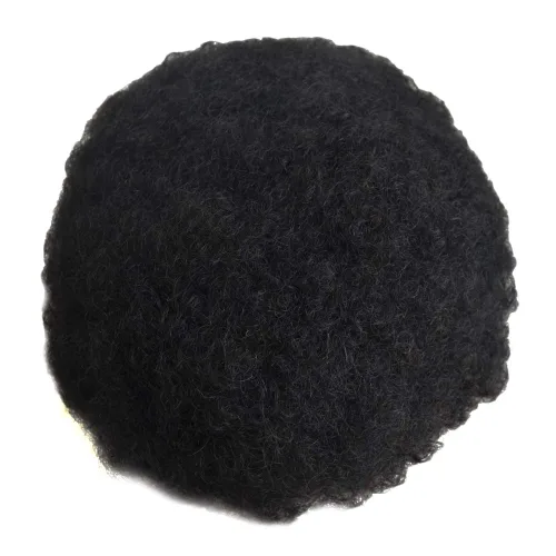 Vista 11 de Q6 Base Custom para hombre Toupee Hairpiece Cabello humano indio Sistema de reemplazo de pelucas de prótesis – # 1 (Jet Negro)