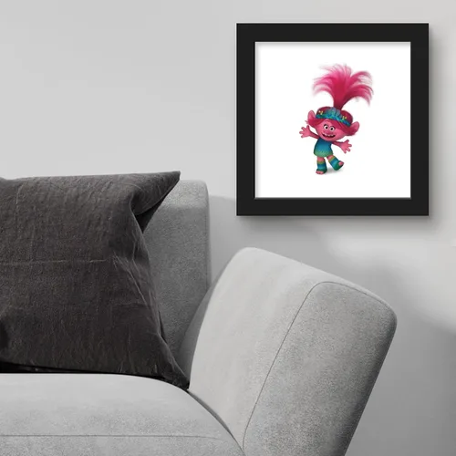Vista 3 de Trends International Gallery Pops Trolls Band Together - Póster de pared de amapola, 12.00 x 12.00 pulgadas, versión de marco negro