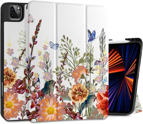 Vista 19 de DONGKE Funda protectora delgada para iPad Pro 2022/2021/2020/2018 de 11 pulgadas de generación 4/3/2/1 - Funda protectora delgada - Soporte