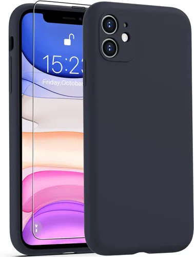 Vista 42 de Goodon Funda para iPhone 11 Pro con protector de pantalla - Protección mejorada de la cámara - Forro de microfibra suave - Funda protectora