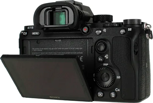 Vista 4 de Sony Cámara sin espejo a7 III (ILCE7M3/B) + tarjeta de memoria de 64 GB + bolsa + lector de tarjetas + trípode flexible + correa de mano + cartera