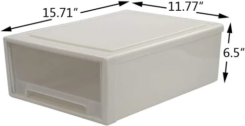 Vista 3 de Cajón apilable de 17.8 cuartos de galón, 1 paquete