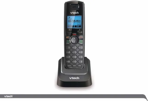 Vista 3 de VTech DS6151-11 DECT 6.0 - Teléfono inalámbrico expandible de 2 líneas + (3) DS6101-11 accesorio auricular, color negro