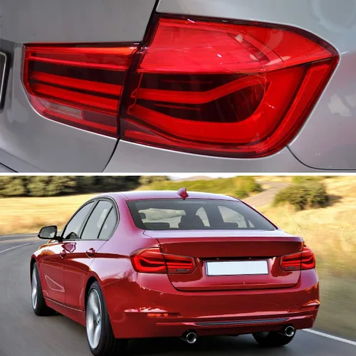 Vista 3 de VLAND Luces traseras LED compatibles con BMW Serie 3 BMW F30 F35 F80 320i 328i 328D 335i M3 6ª generación sedán 13-18 con intermitentes ámbar